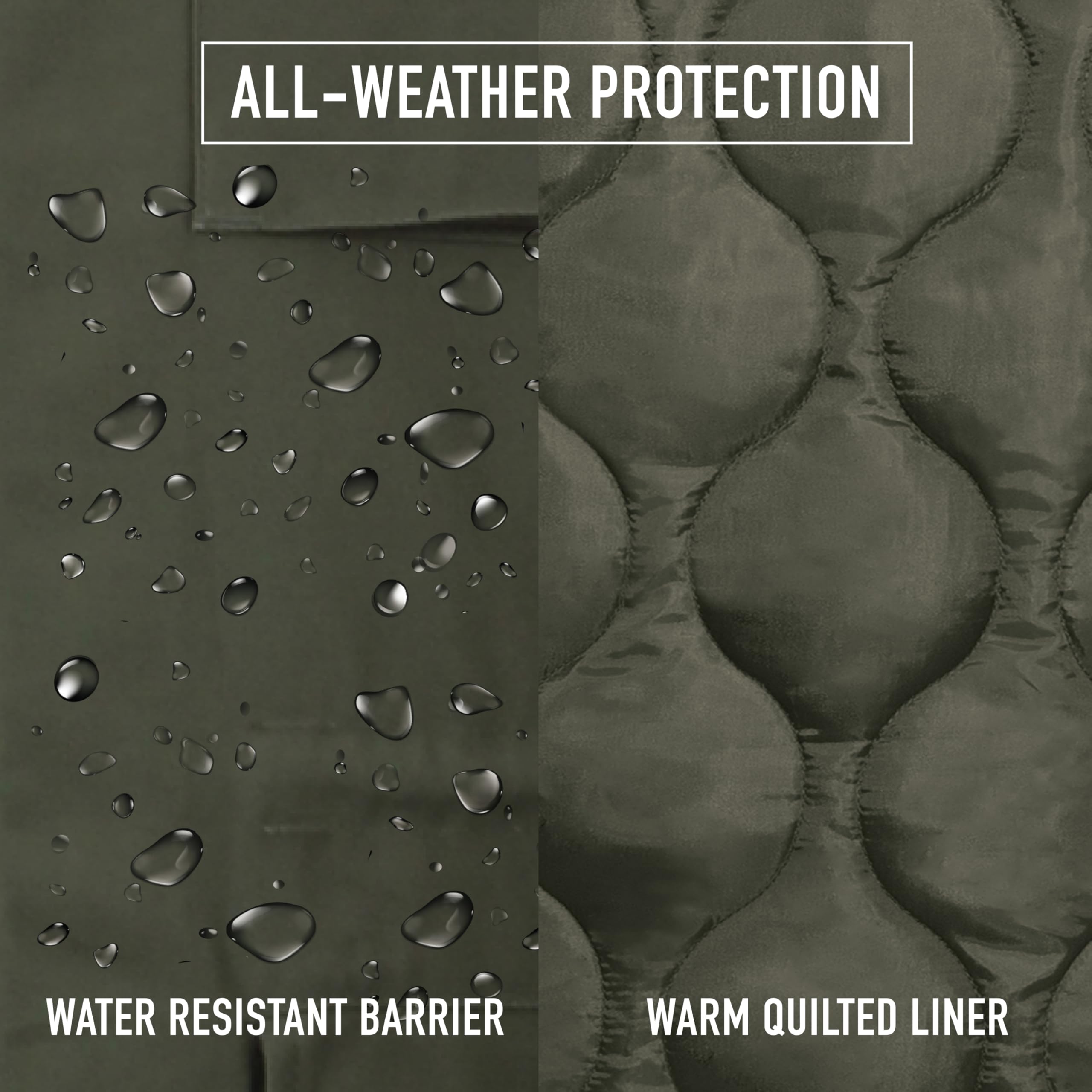 Rothco Field Jacket - All-Season Outdoor Weather Protection and Classic Style Coat, Olive Drab, L - Image 5