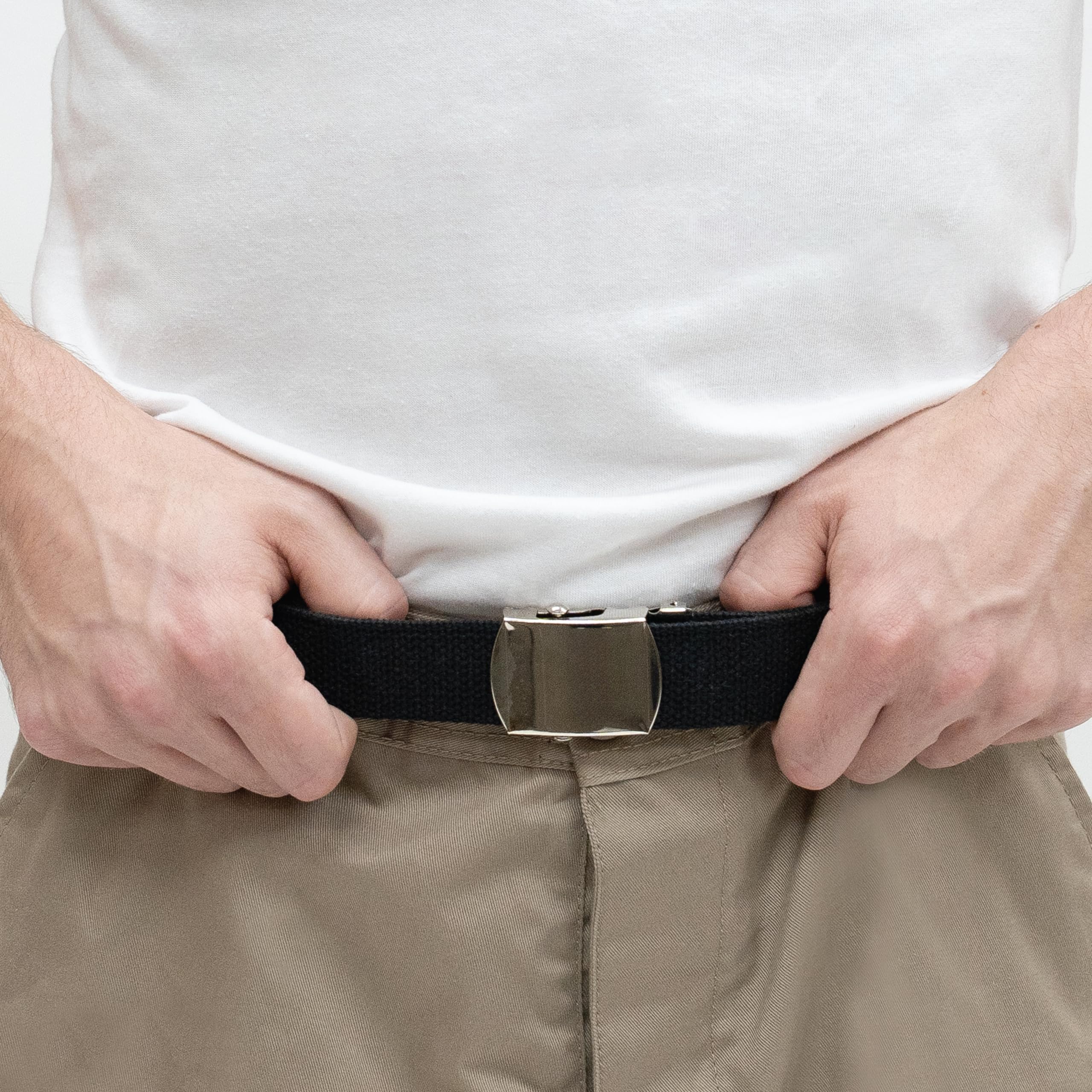 Rothco Heavy‑Duty Web Belt 3‑Pack – Adjustable Woven Belts with Metal Buckle for Workwear, Outdoor Use, and Everyday Wear - Image 6