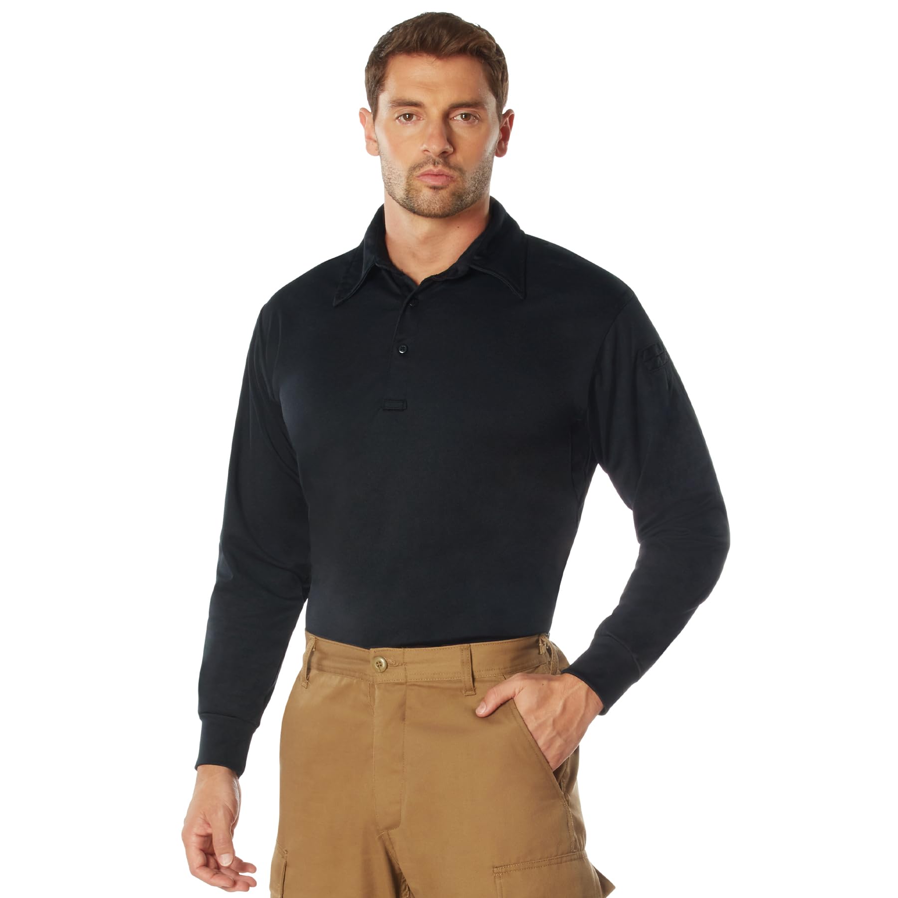 Rothco Long Sleeve Tactical Performance Polo - Image 3