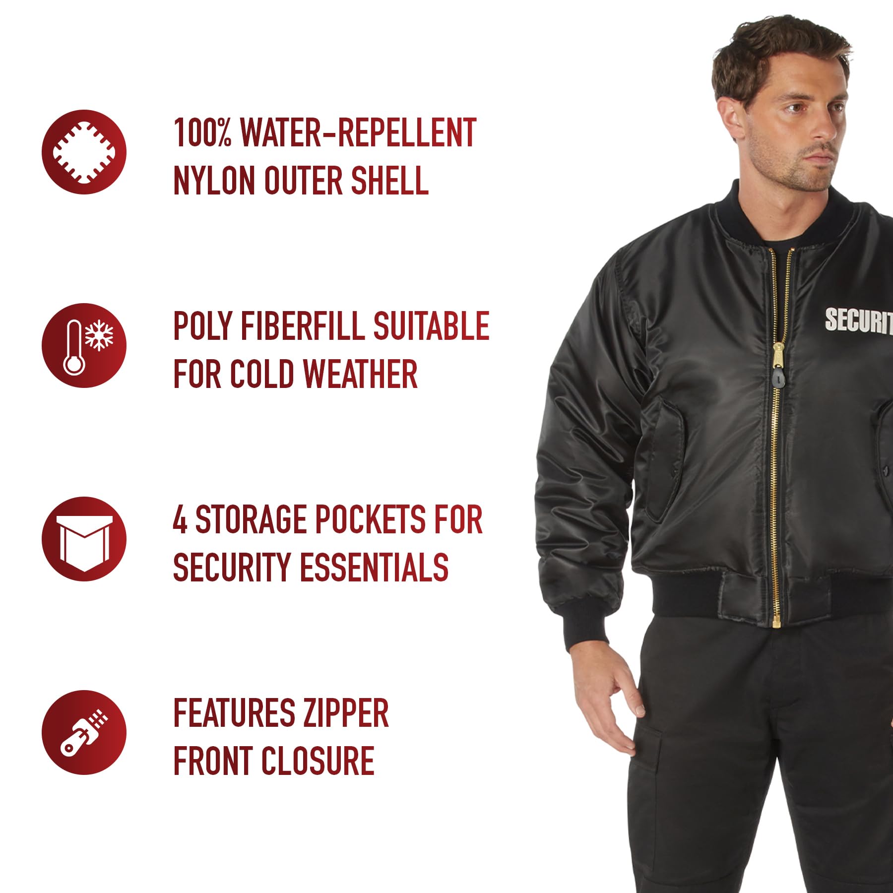 Rothco Ma-1 Flight Security Jacket - Image 5