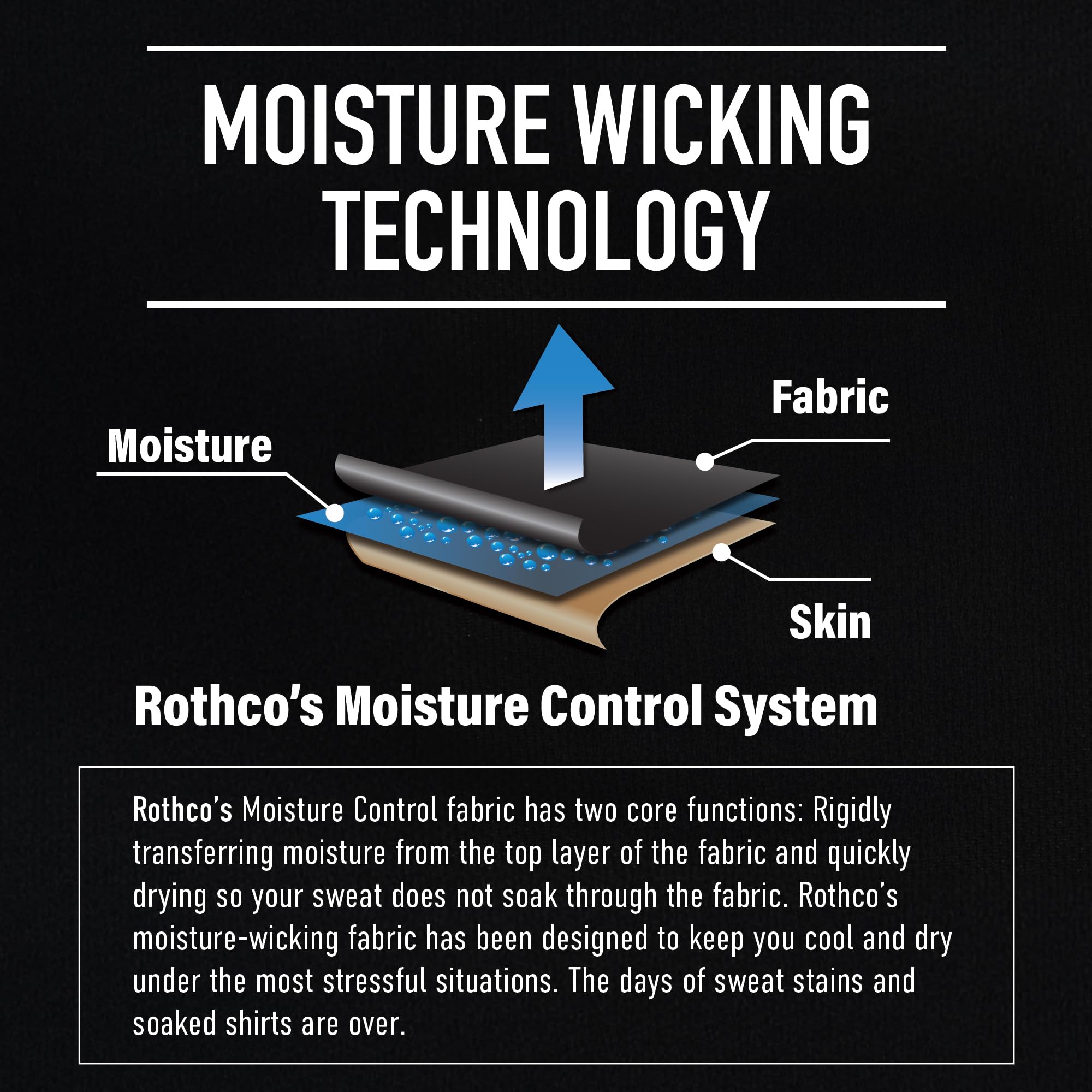 Rothco Moisture Wicking Mock Turtleneck – Long Sleeve Uniform Base Layer Professional Shirt - Image 4