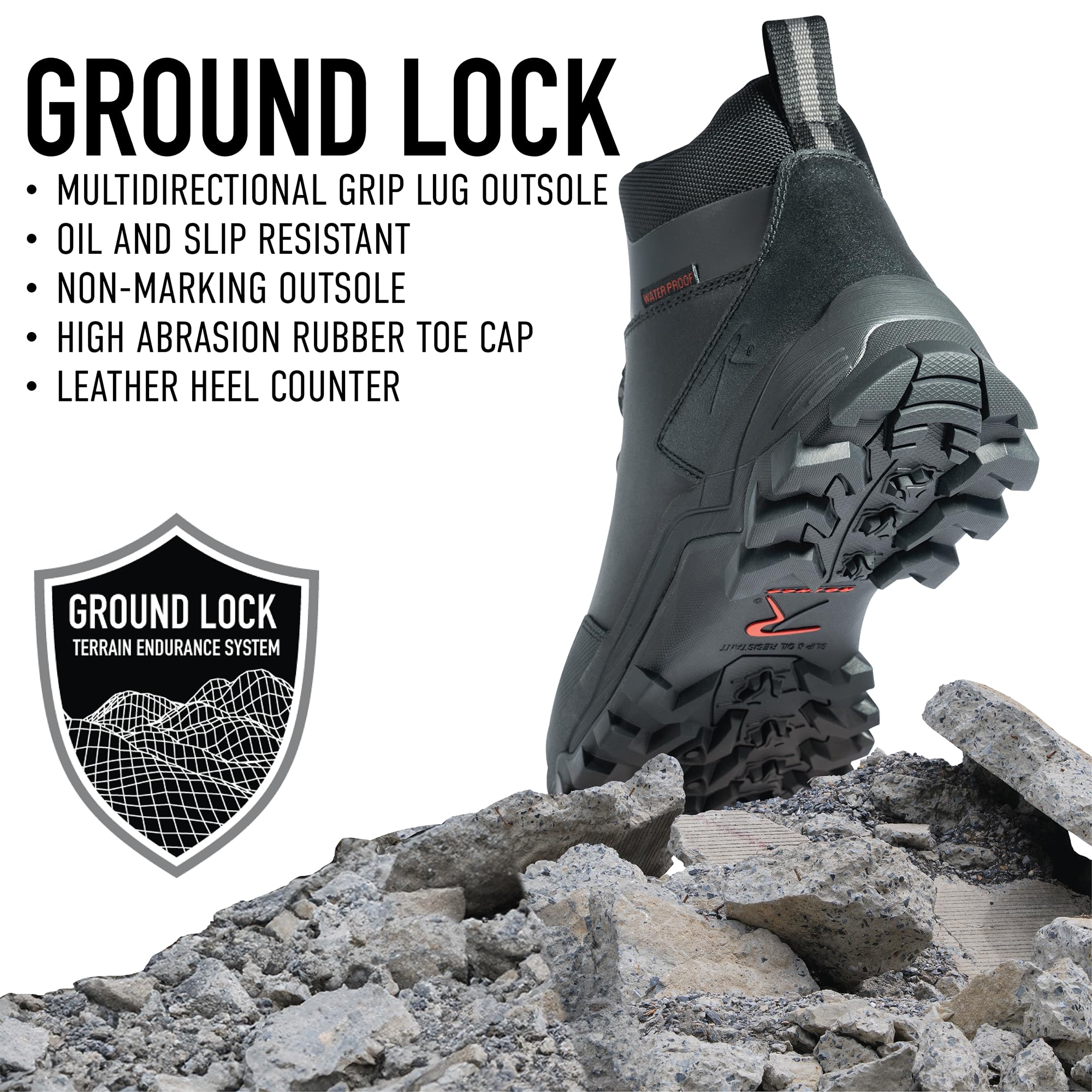 Rothco Scout All Terrain Hybrid Tactical Boots – 6 Inch – Waterproof & Lightweight Low-Profile Everyday Hiking Boot - Image 3