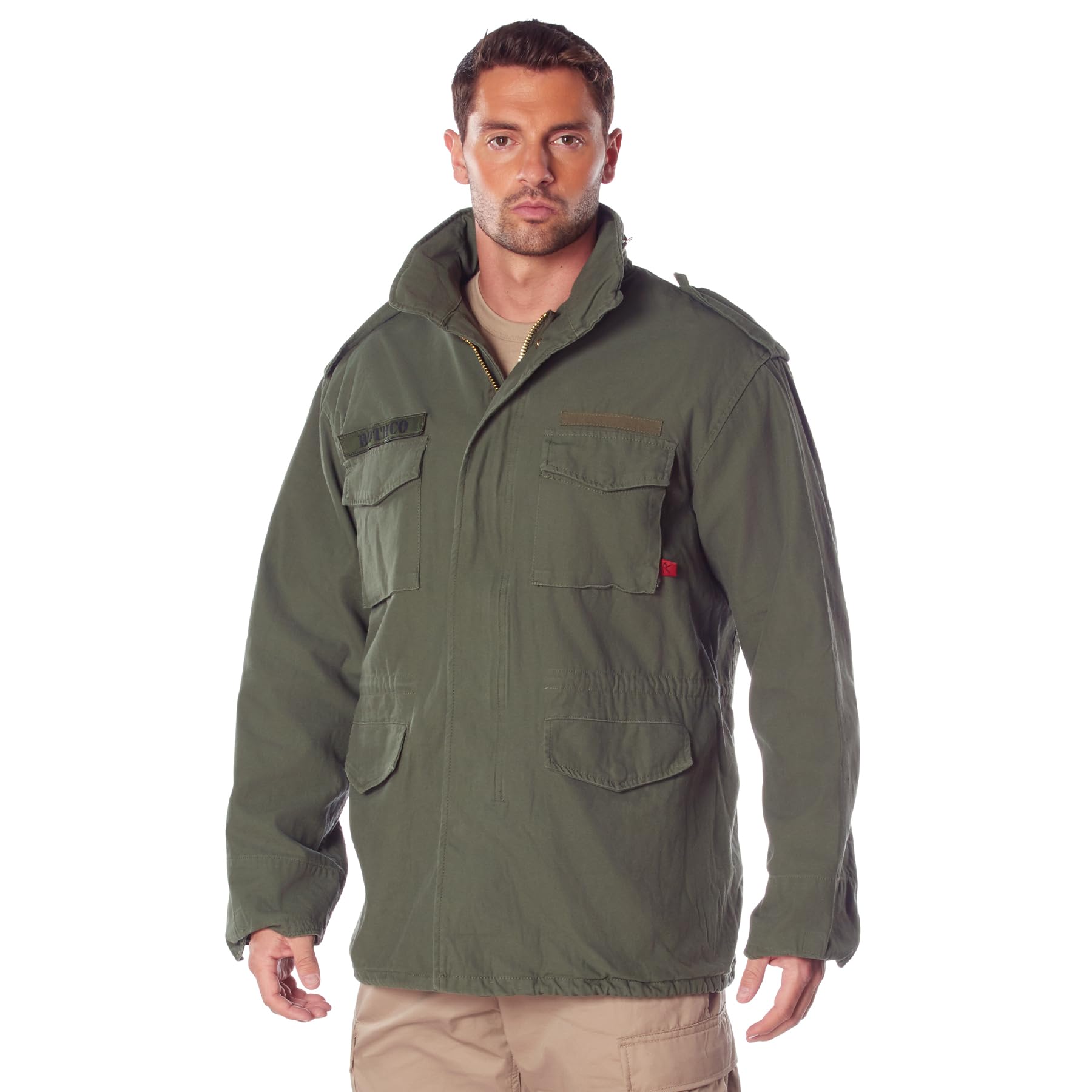 Rothco Vintage Field Jacket - All-Season Outdoor Weather Protection Classic Style Coat - Image 4