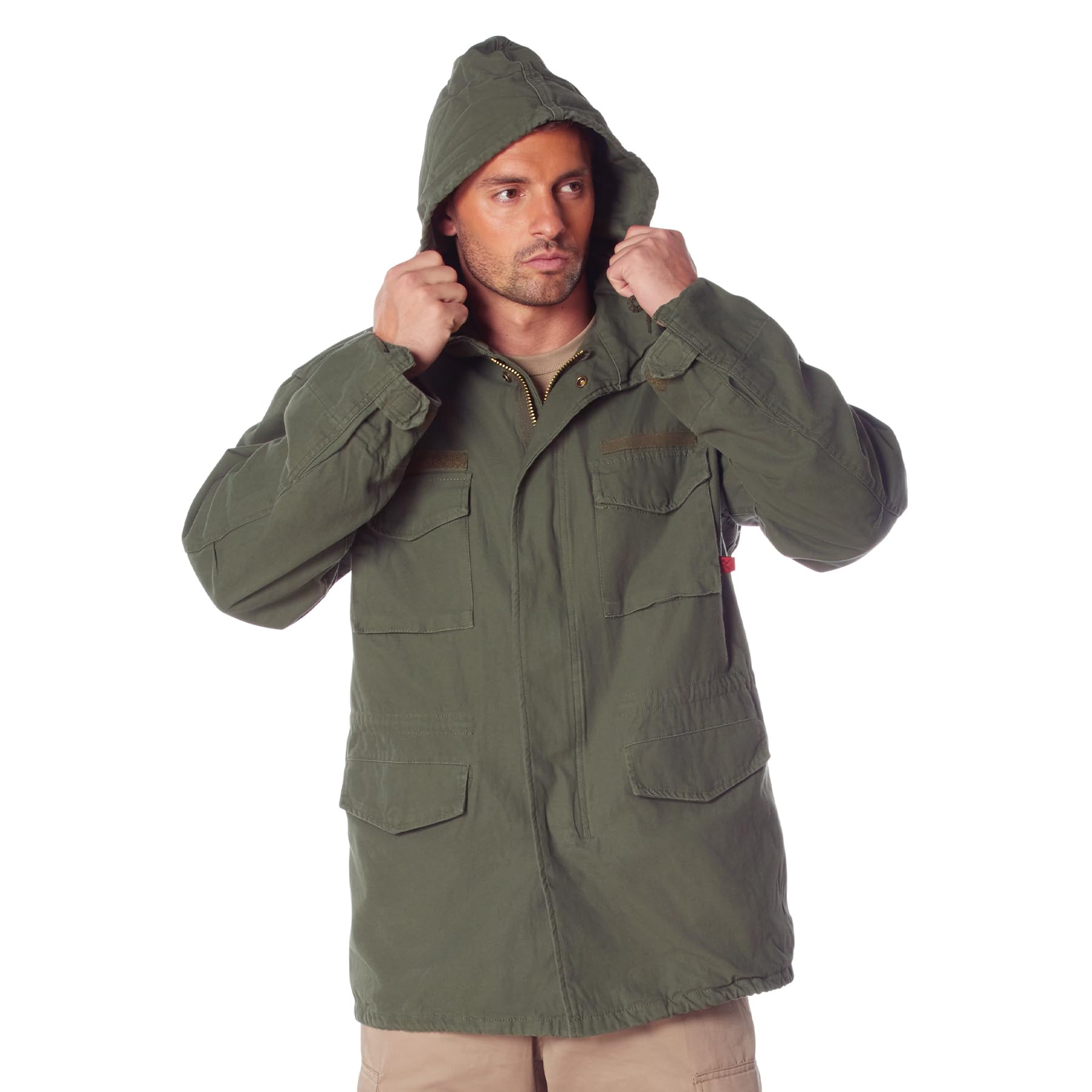 Rothco Vintage Field Jacket - All-Season Outdoor Weather Protection Classic Style Coat - Image 5
