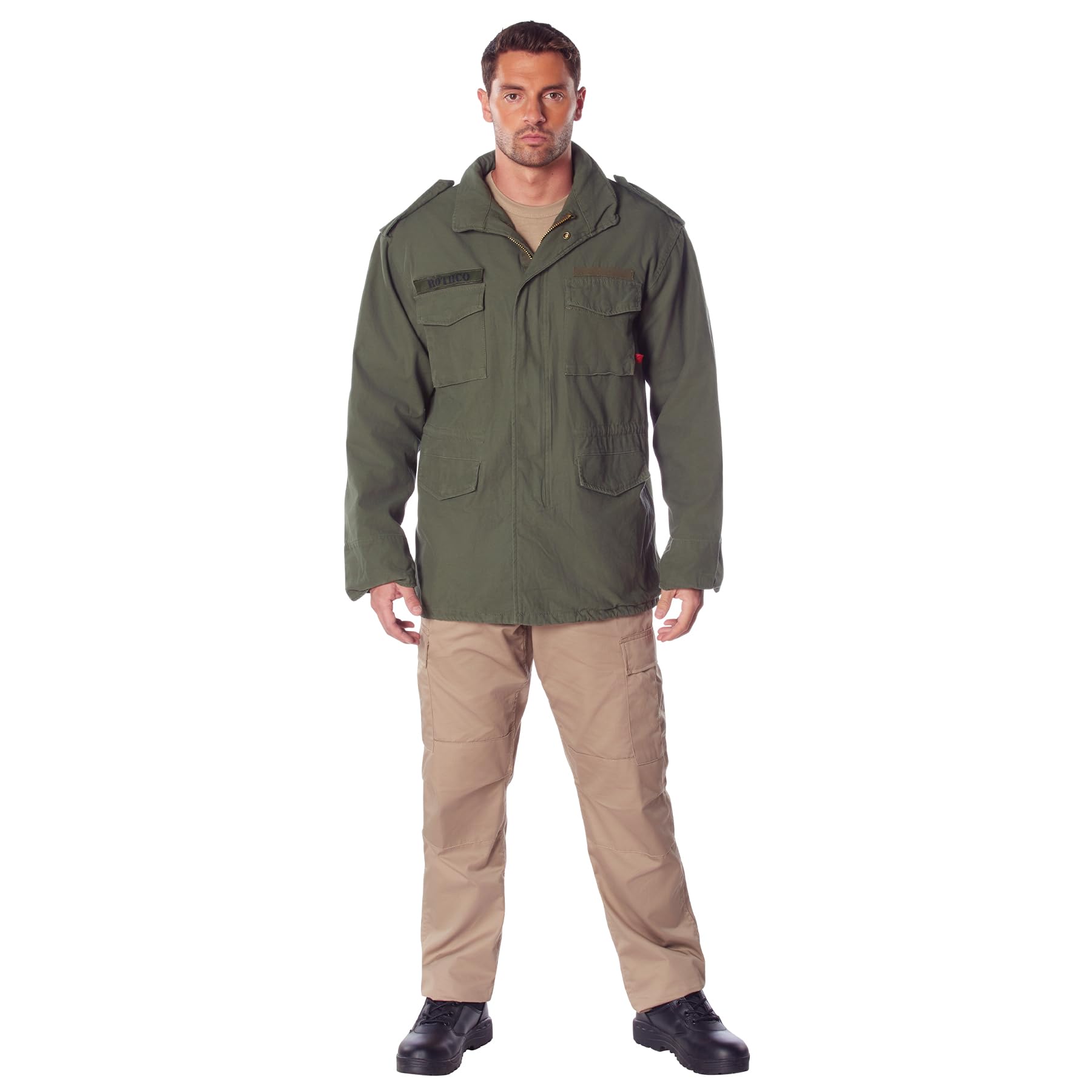 Rothco Vintage Field Jacket - All-Season Outdoor Weather Protection Classic Style Coat - Image 7